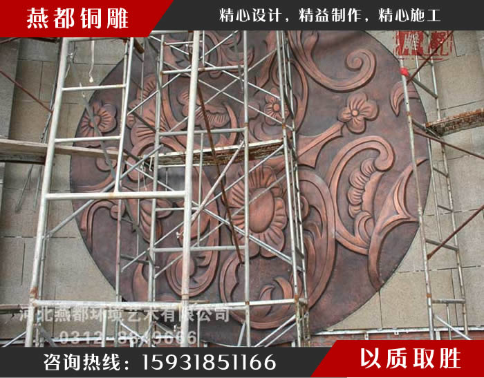 天津國耀上河城浮雕 天津國耀上河城浮雕