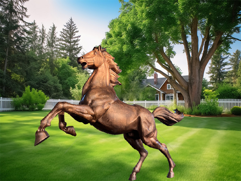 鍛銅駿馬雕塑