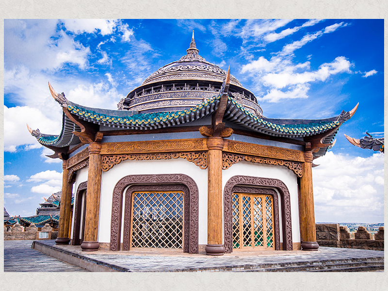 蒙古鄂爾多斯源流文化影視基地銅雕工程