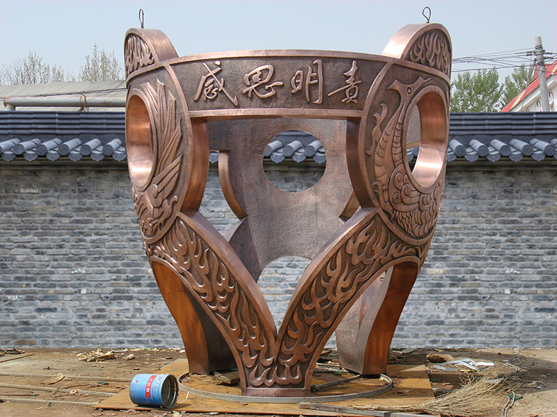 人文鼎雕塑